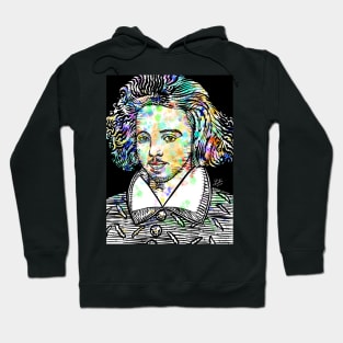 CHRISTOPHER MARLOWE watercolor and ink portrait Hoodie